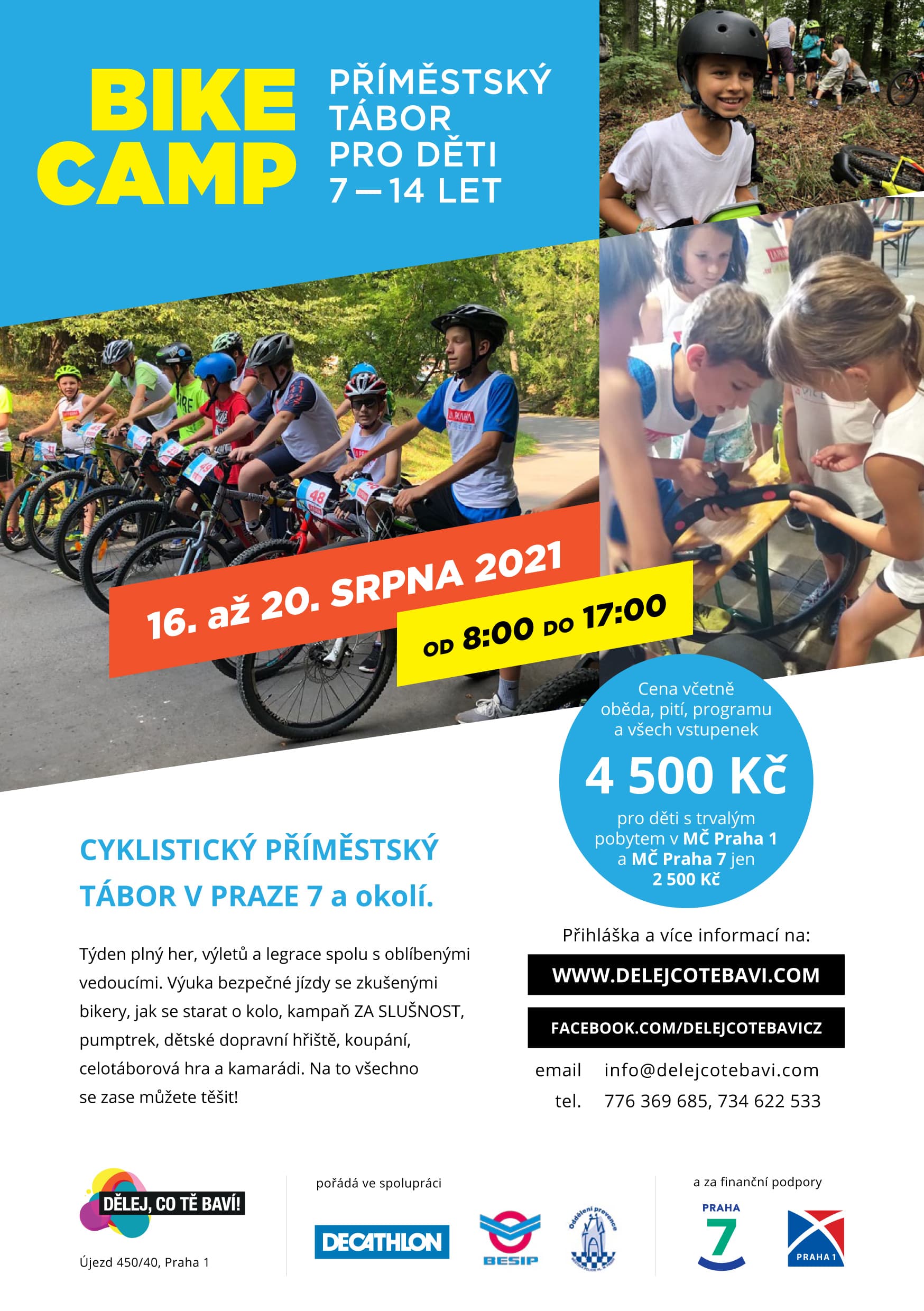 Příměstský tábor Bike Camp