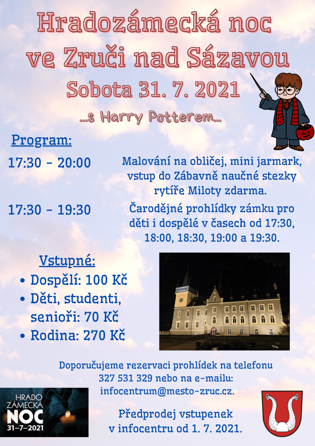 Hradozámecká noc ve Zruči nad Sázavou