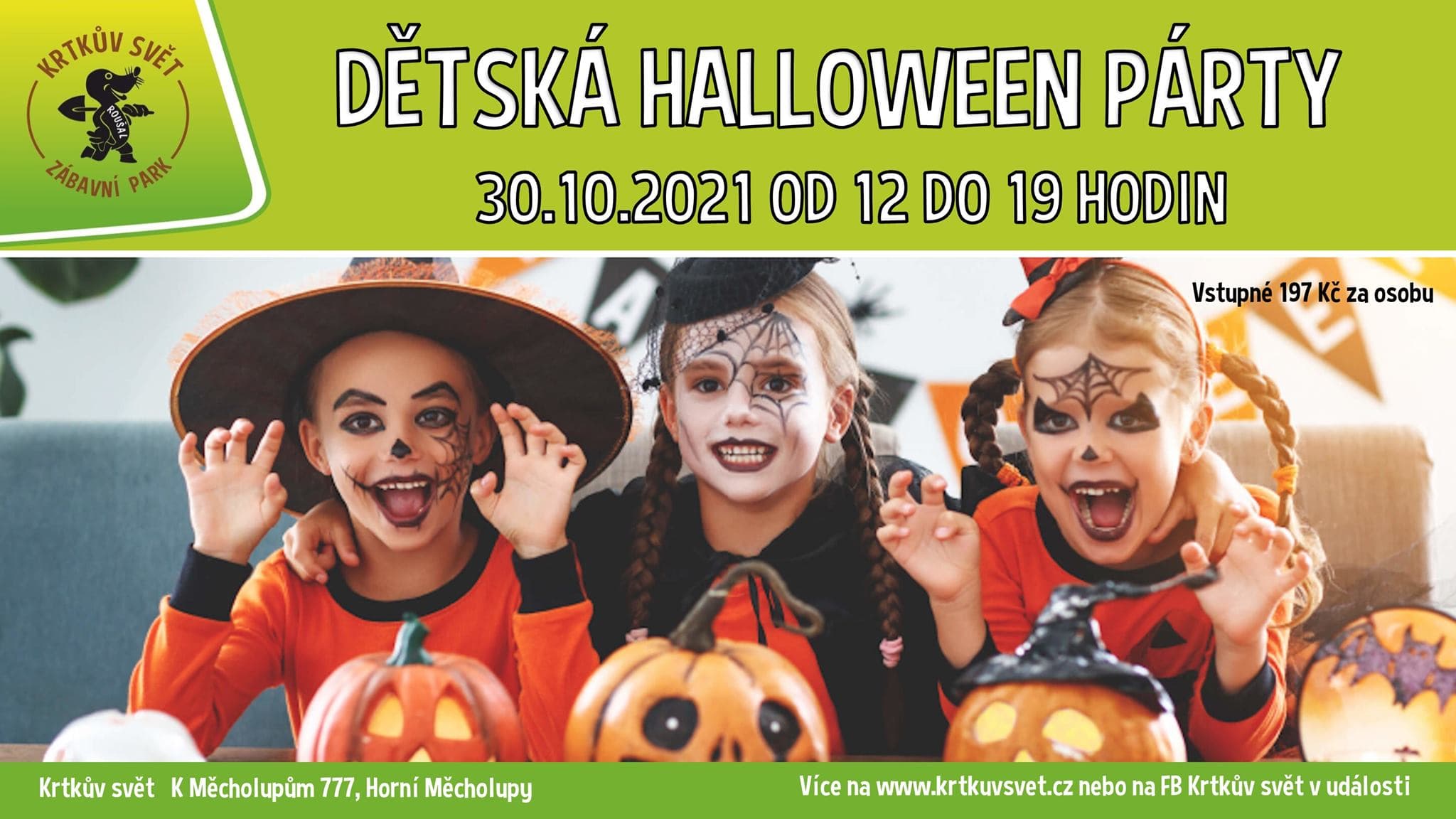 Krtkův svět zve na dětskou halloween párty!