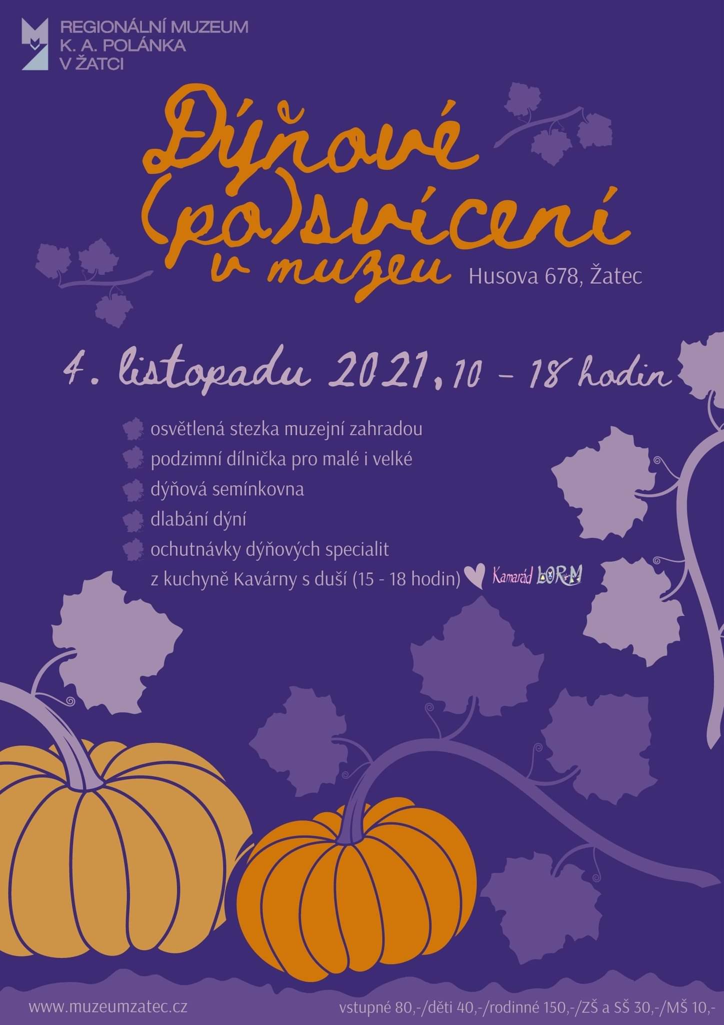 Dýňové (po)svícení v muzeu v Žatci