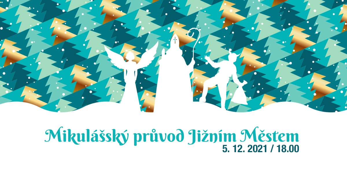 Mikulášský průvod Jižním Městem