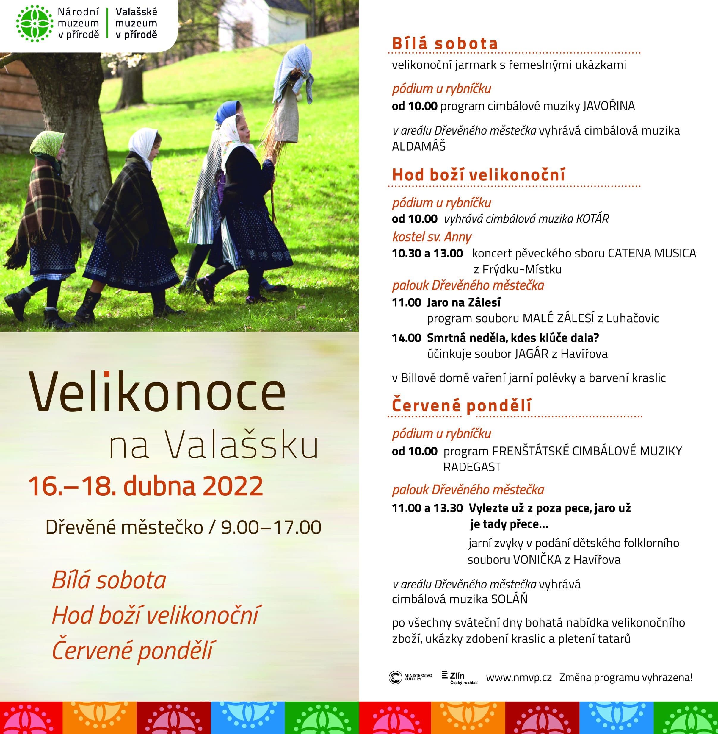 Velikonoční svátky v oživených expozicích Valašského muzea v přírodě