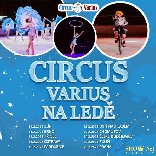 Circus Varius na ledě v Českých Budějovicích