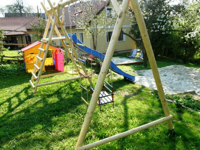 zahrada je k dispozici dětem