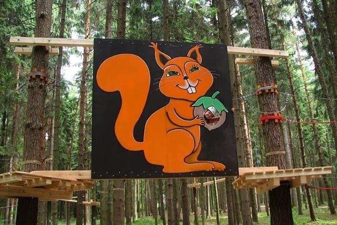 Lanový park Veverák