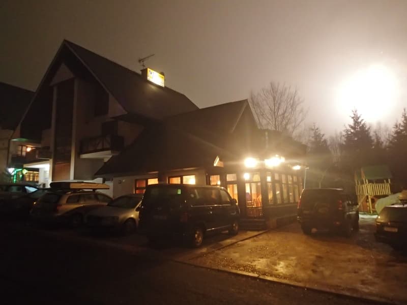 pension Markéta - večerní pohled