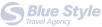 Blue style logo