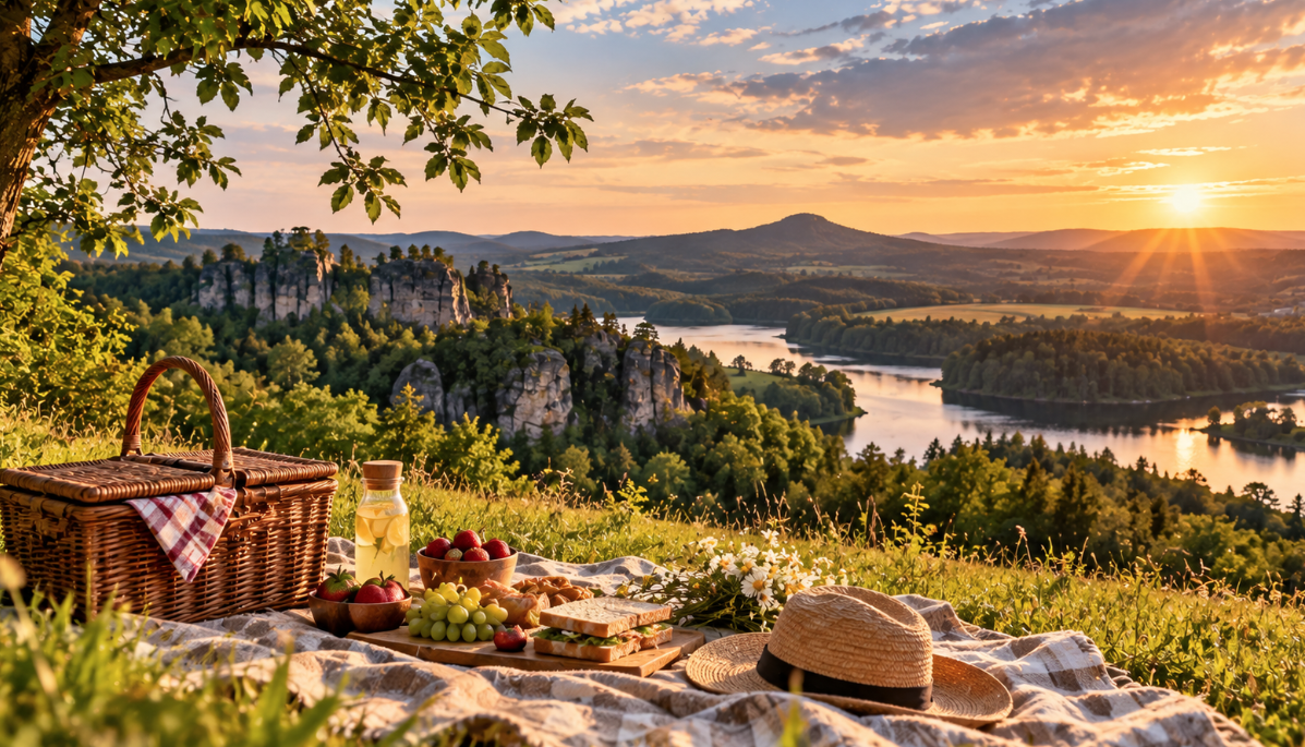 10 nejkrásnějších míst v Česku na rodinný piknik